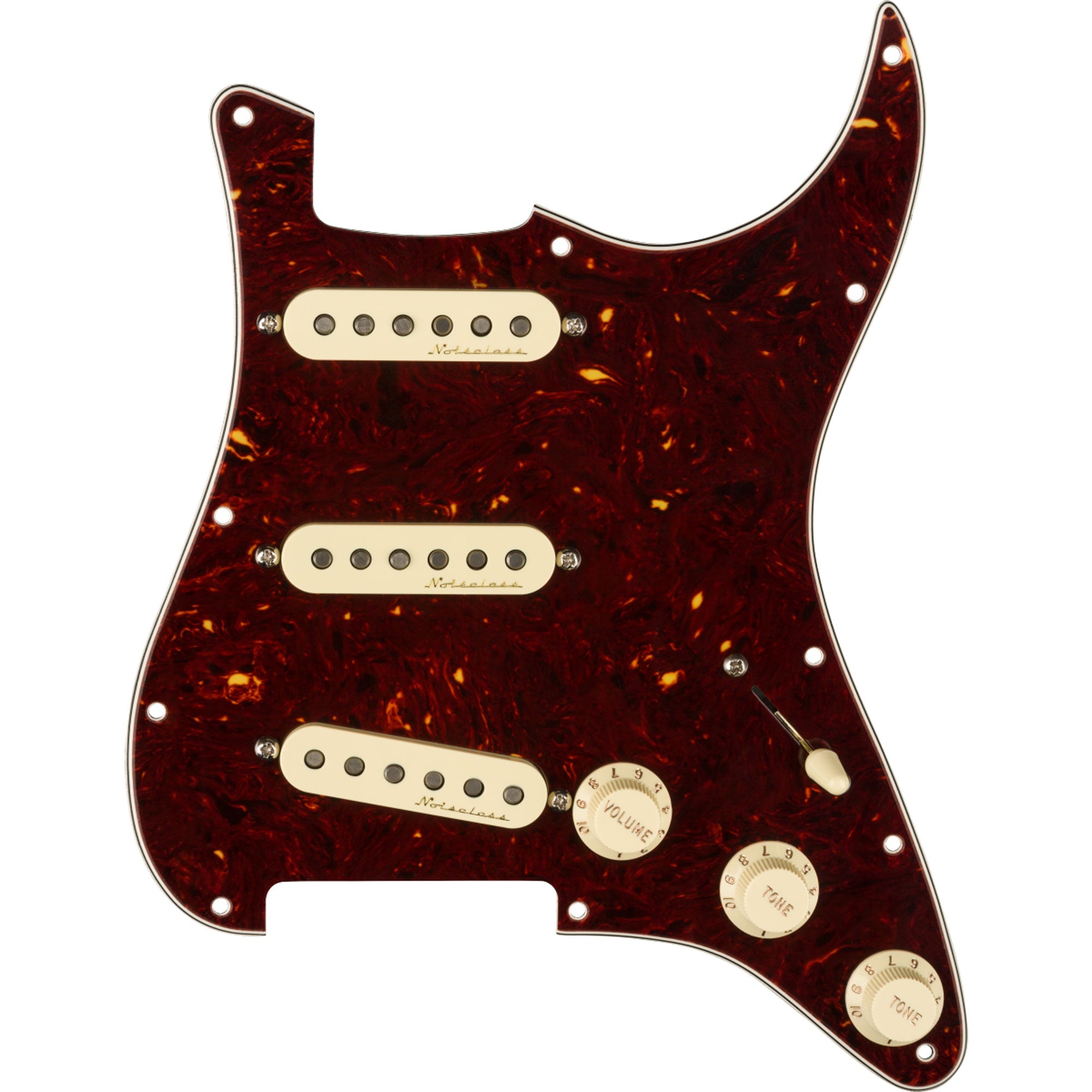 Fender Pre-Wired Strat Tortoise Pickguard Vintage Noiseless Single