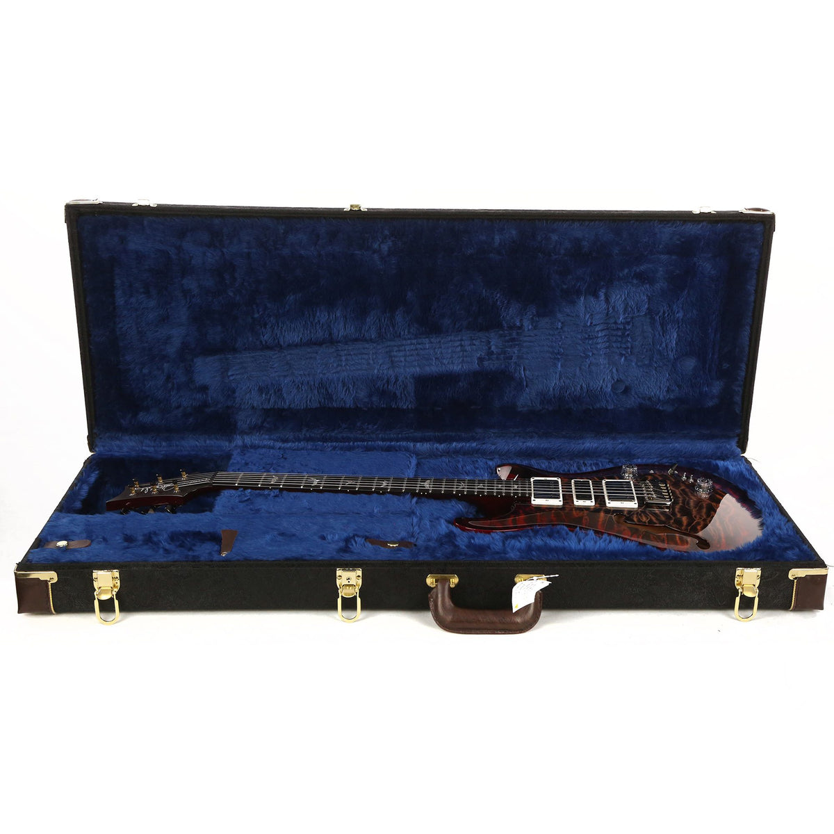 PRS Special 22 Semi-Hollow Wood Library Burnt Maple Leaf 2019 — 8