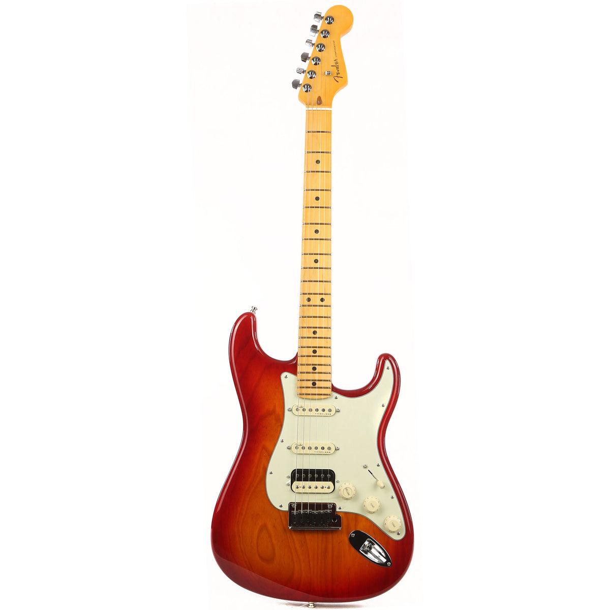 Fender American Ultra Stratocaster HSS Plasma Red Burst 2019 — 2