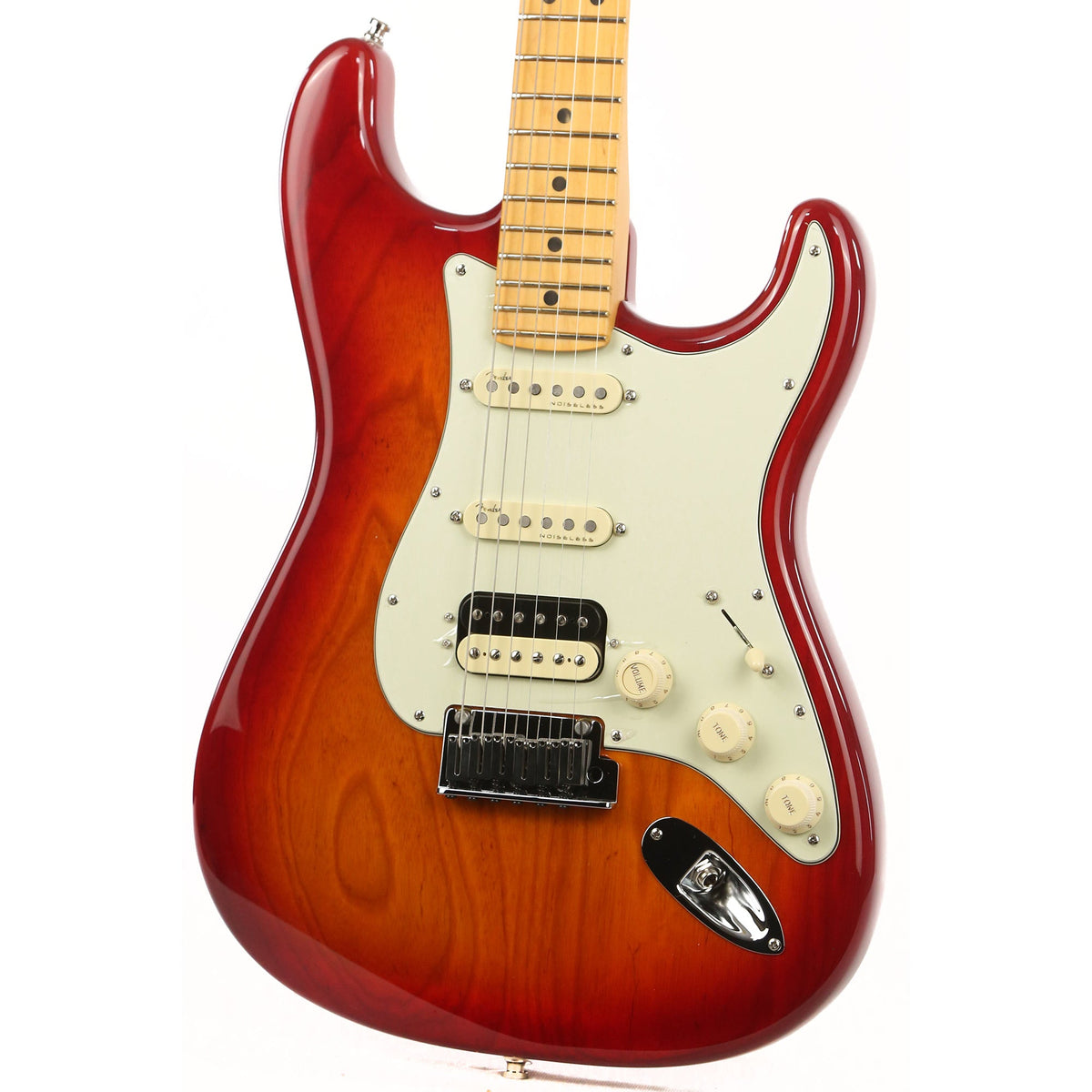 Fender American Ultra Stratocaster HSS Plasma Red Burst 2019 — 5