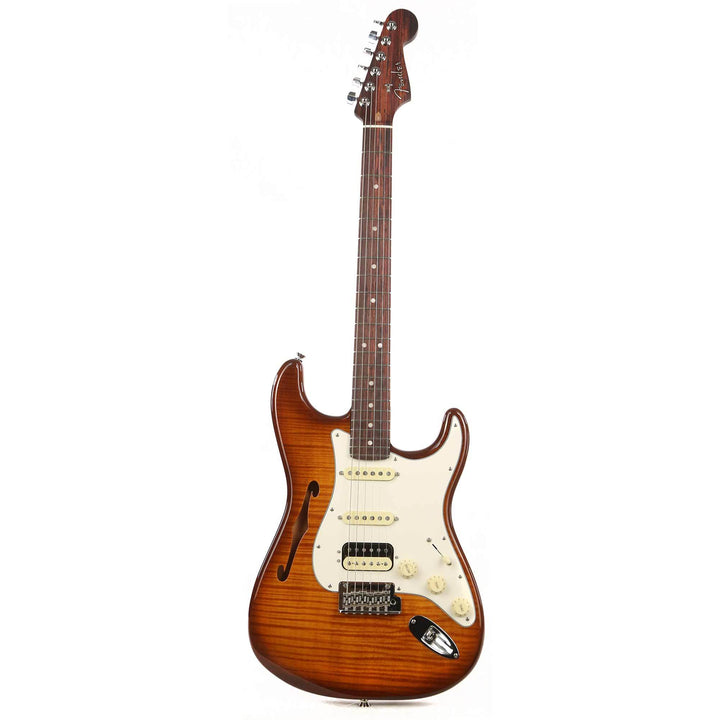 Fender Rarities Stratocaster Thinline HSS Rosewood Neck Violin Burst 2019