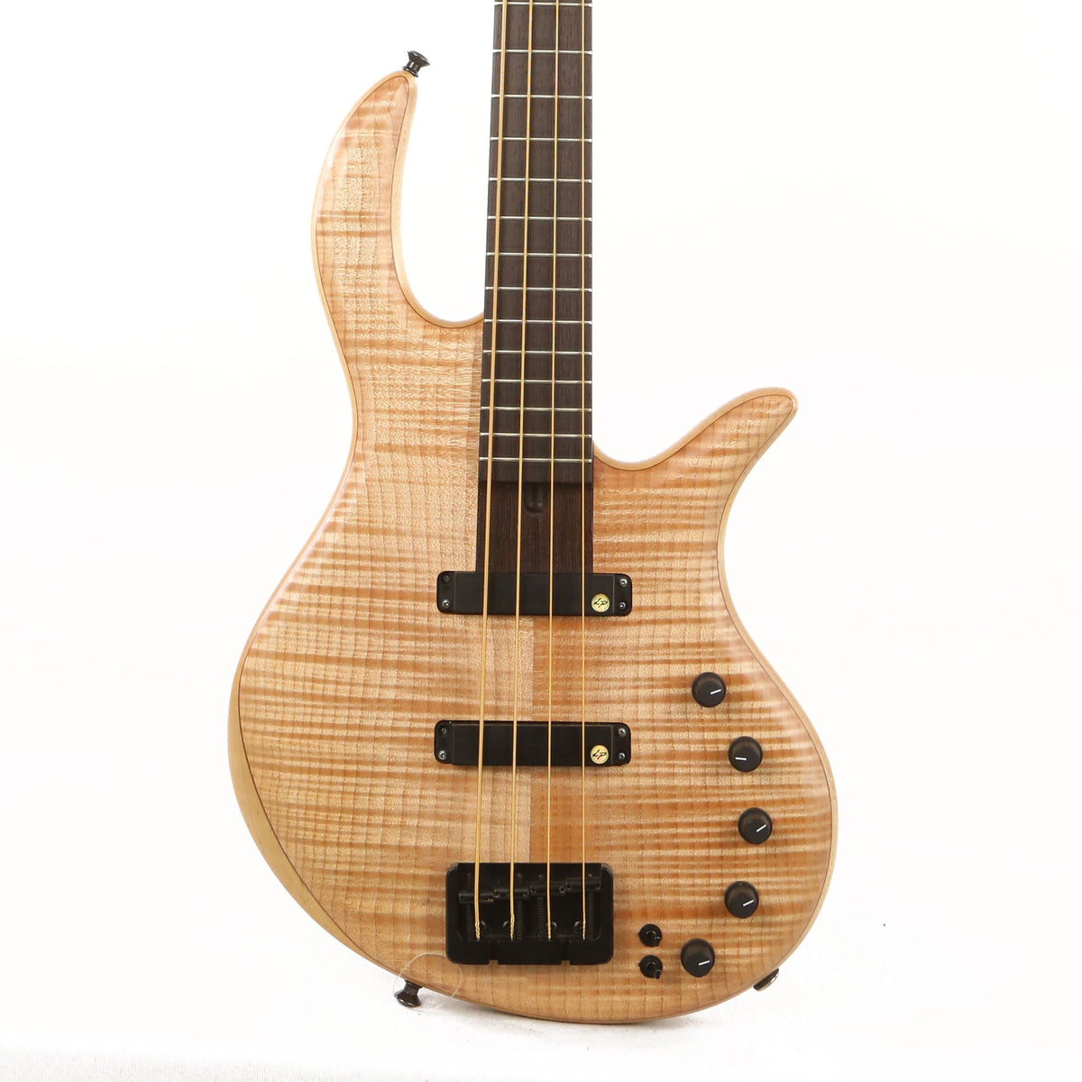 Elrick Handcard E-volution 4-String Bass Flame Maple Top — 1