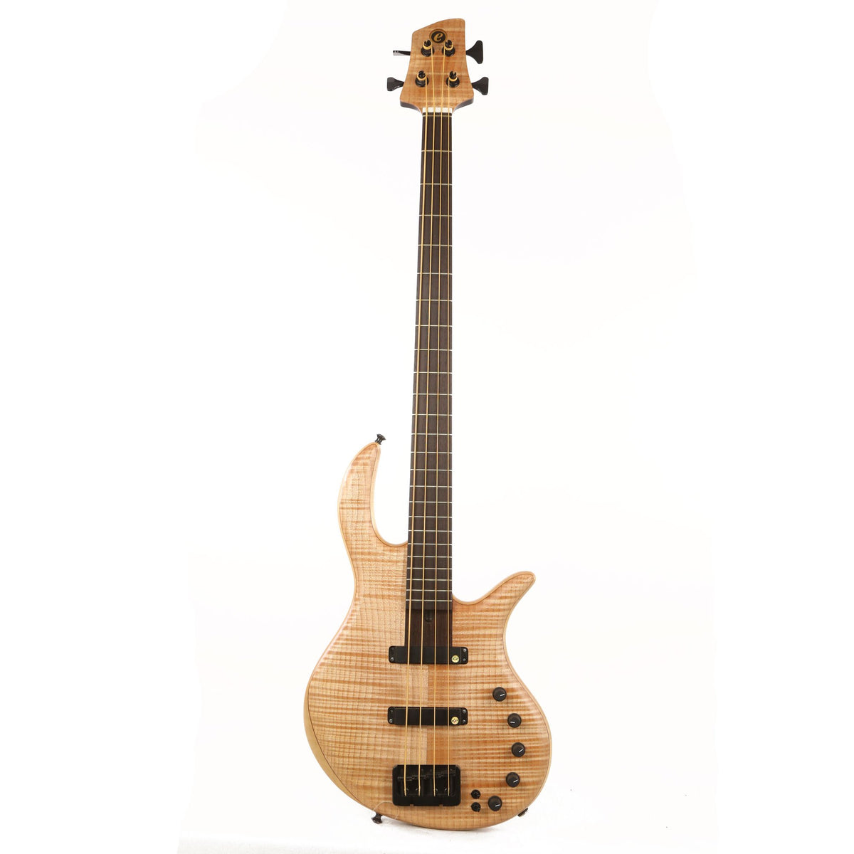 Elrick Handcard E-volution 4-String Bass Flame Maple Top — 2
