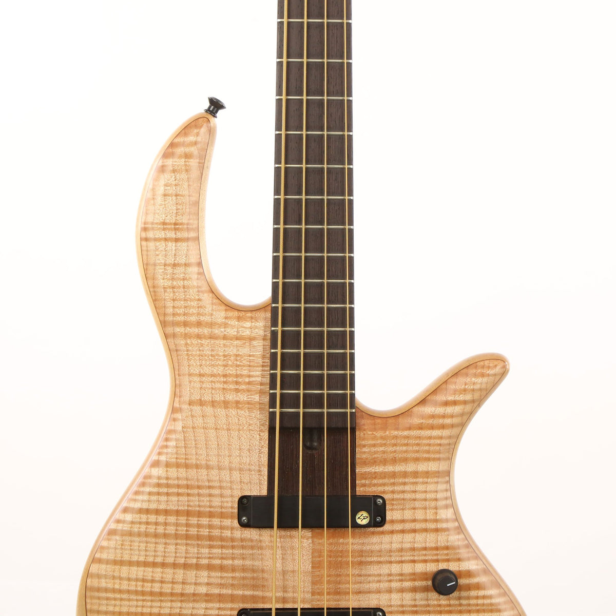 Elrick Handcard E-volution 4-String Bass Flame Maple Top — 5