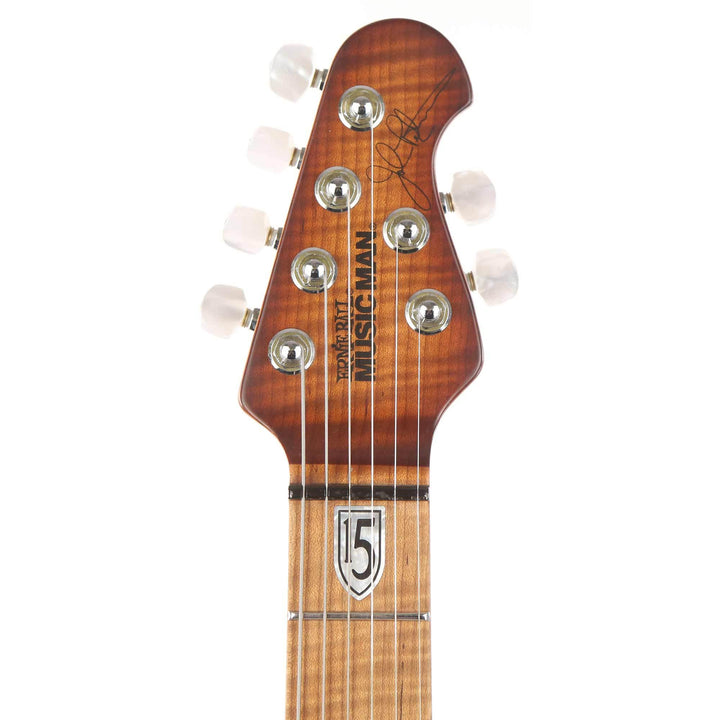 Ernie Ball Music Man JP15 Sahara Burst Quilt Top 2018