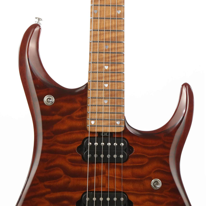 Ernie Ball Music Man JP15 Sahara Burst Quilt Top 2018