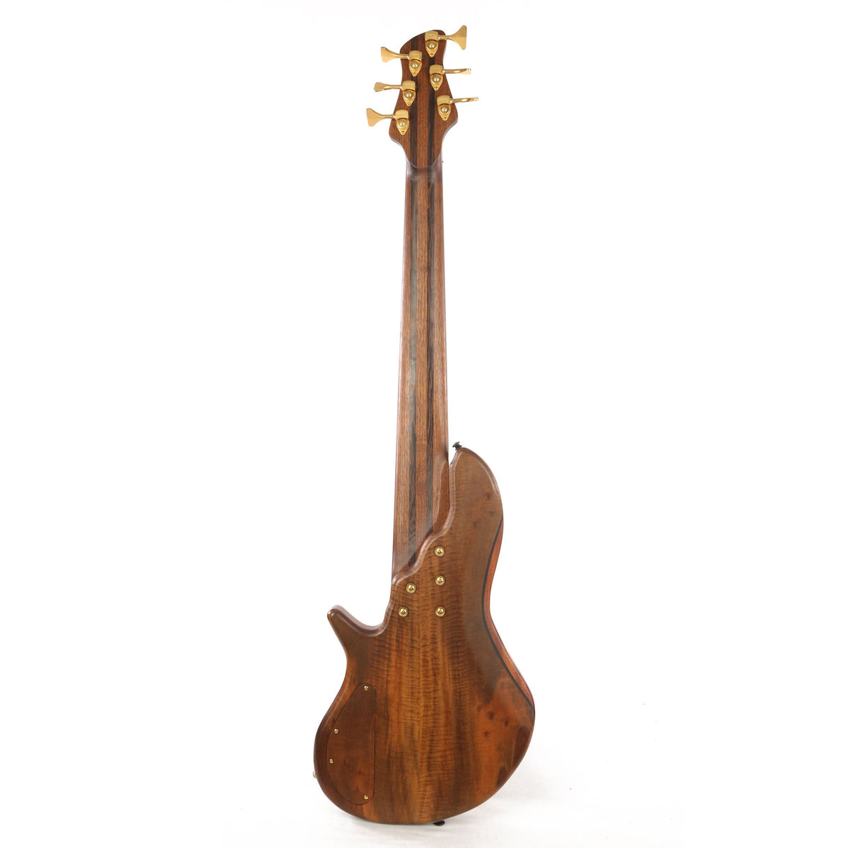 Clement Singlecut 6-String Fretless Bass Natural — 3