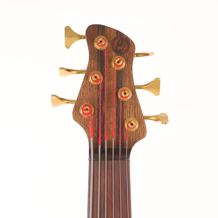 Clement Singlecut 6-String Fretless Bass Natural
