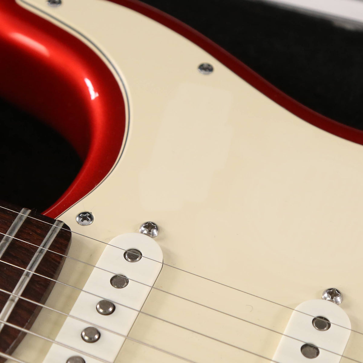 Fender American Standard Stratocaster Hardtail Chrome Red 2001 — 6