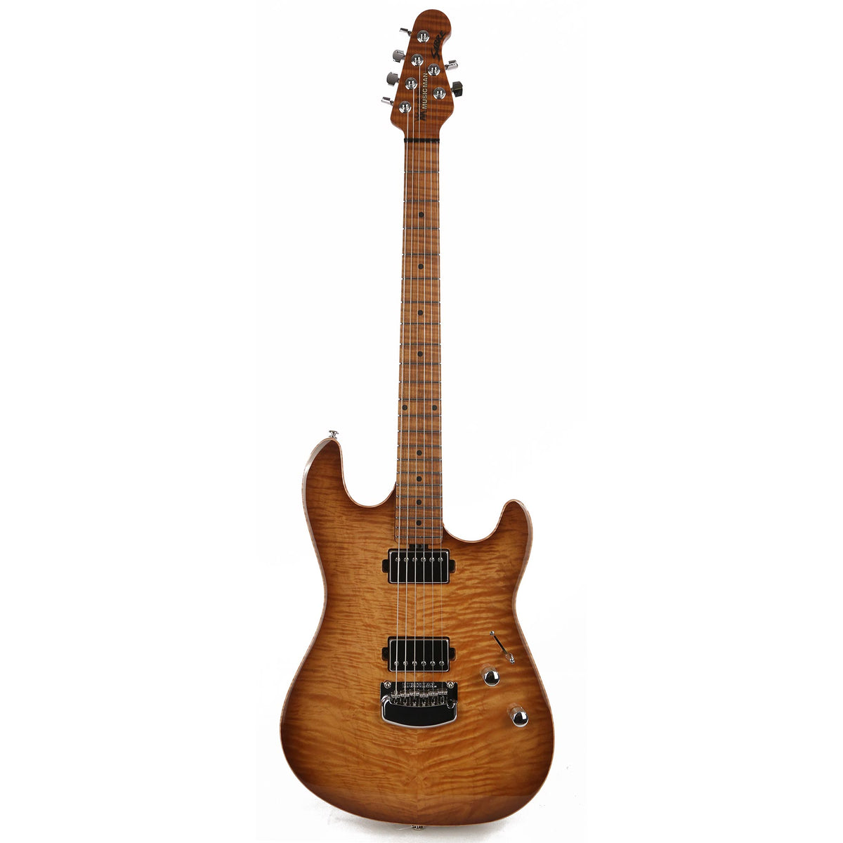 Ernie Ball Music Man Sabre Guitar HH Honey Suckle — 2