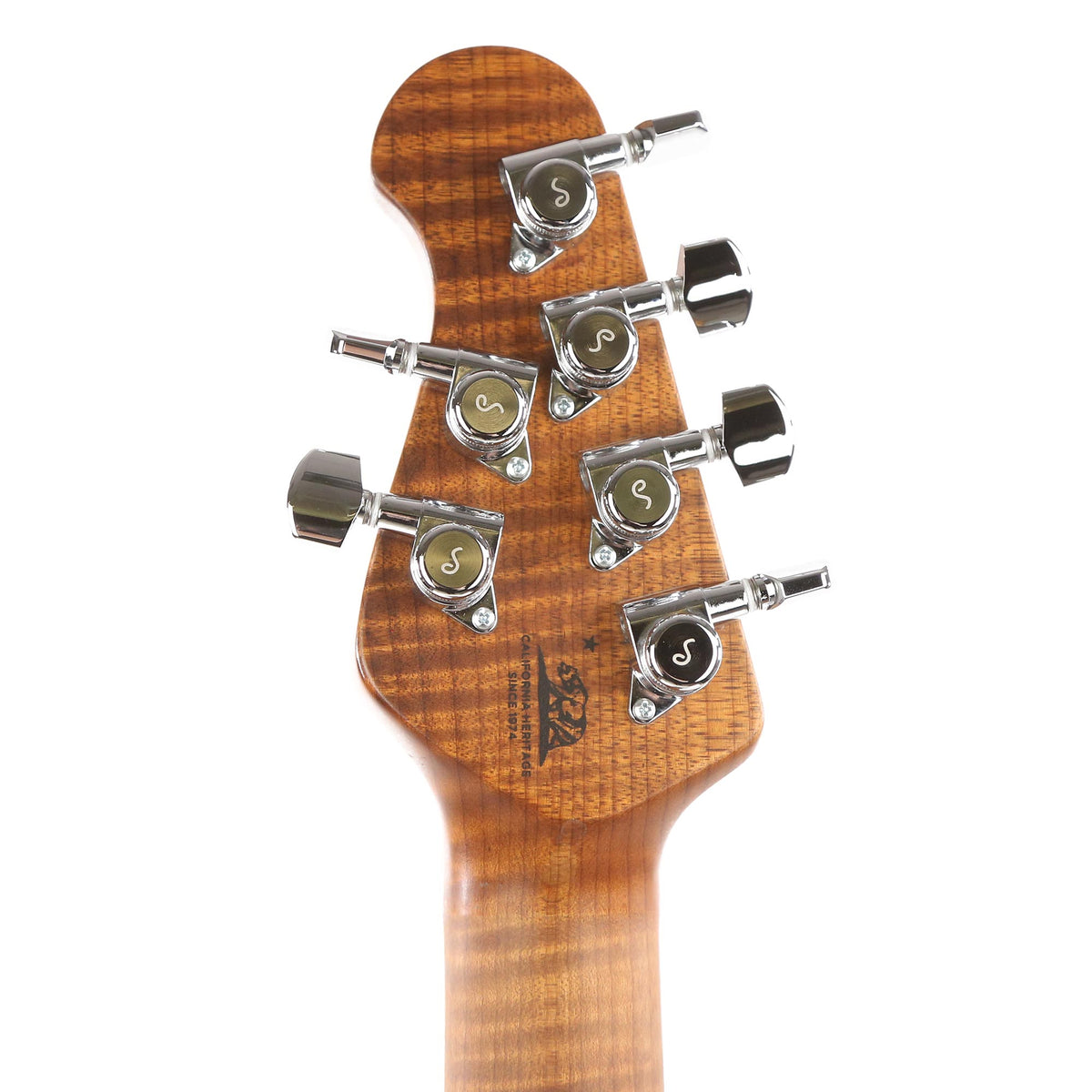 Ernie Ball Music Man Sabre Guitar HH Honey Suckle — 5