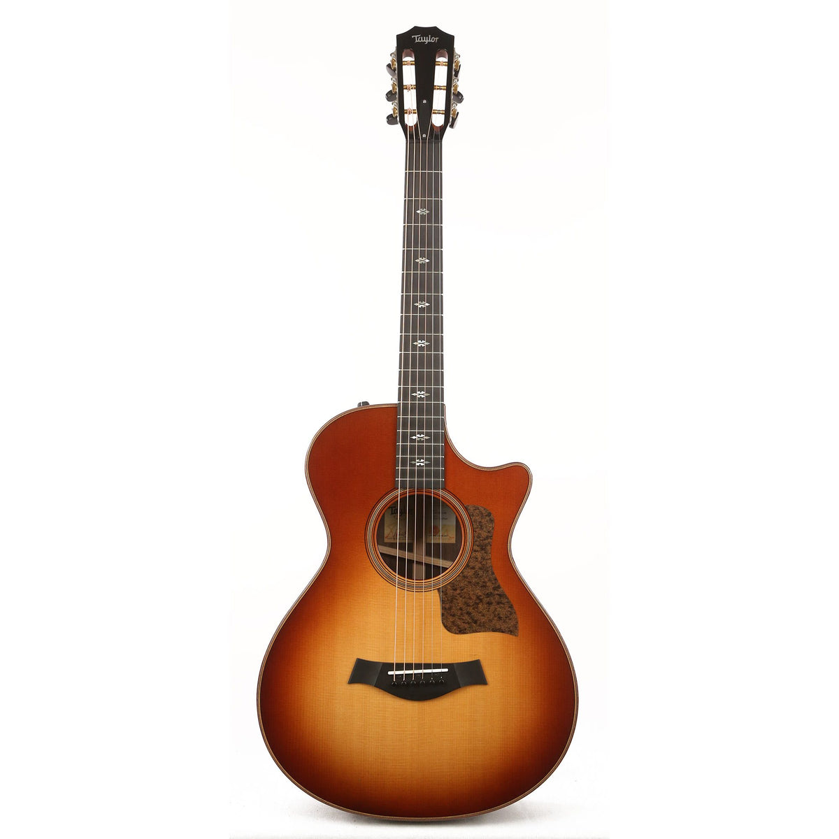 Taylor 712ce 12-Fret Grand Concert Acoustic-Electric Western Sunburst 2019 — 2