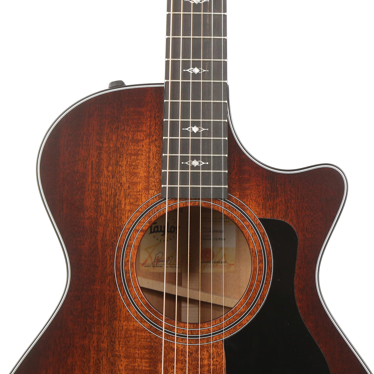 Taylor 322ce Mahogany Top 12-Fret Grand Concert Acoustic-Electric Used — 7