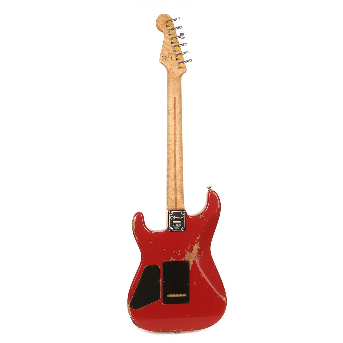 Charvel Custom Shop San Dimas Nitro Aged Dakota Red Masterbuilt Red Dave — 3