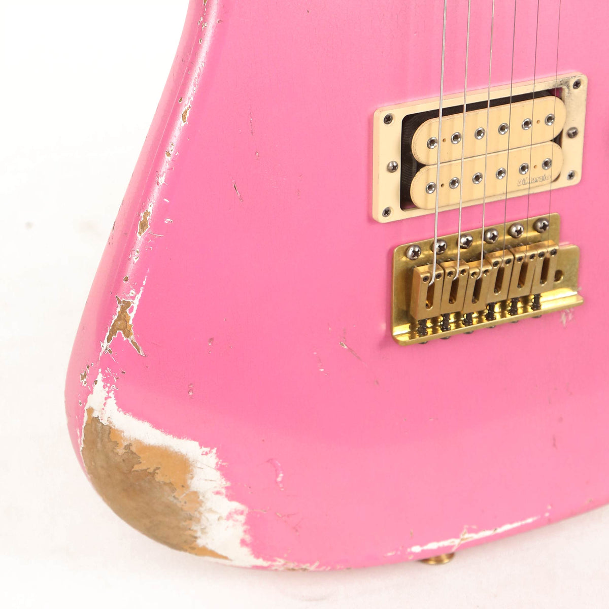 Charvel Custom Shop San Dimas Nitro Aged Bubble Gum Pink Masterbuilt Red Dave — 6
