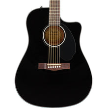 Fender CD-60SCE Dreadnought Acoustic-Electric Black Used