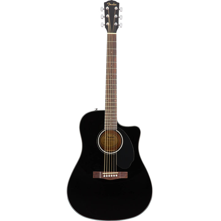 Fender CD-60SCE Dreadnought Acoustic-Electric Black Used