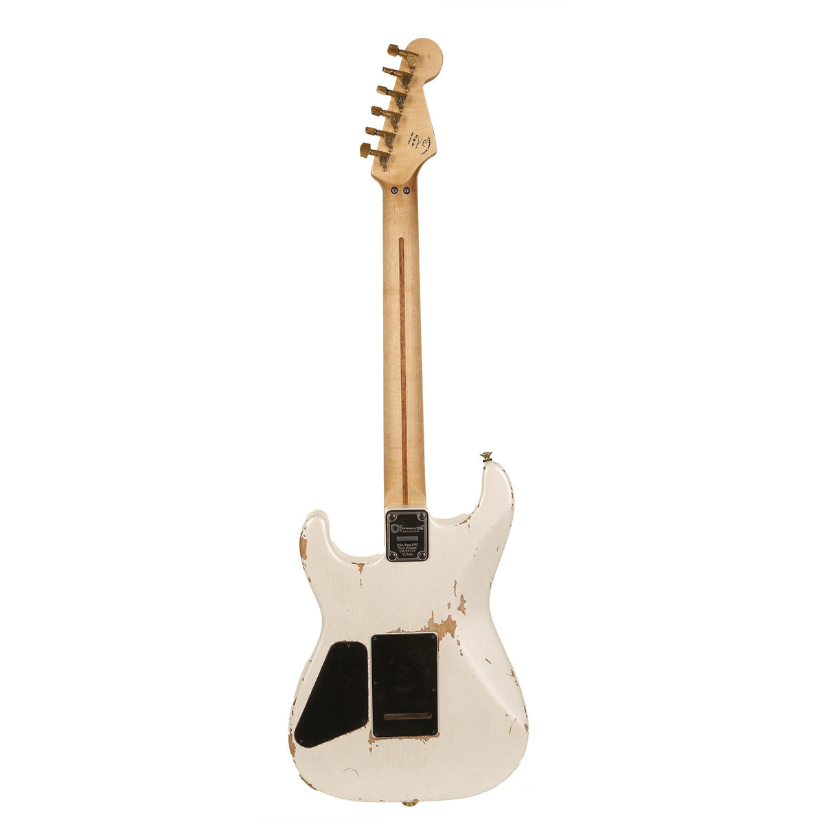 Charvel Custom Shop San Dimas Nitro Aged Masterbuilt Red Dave Pearl White — 3