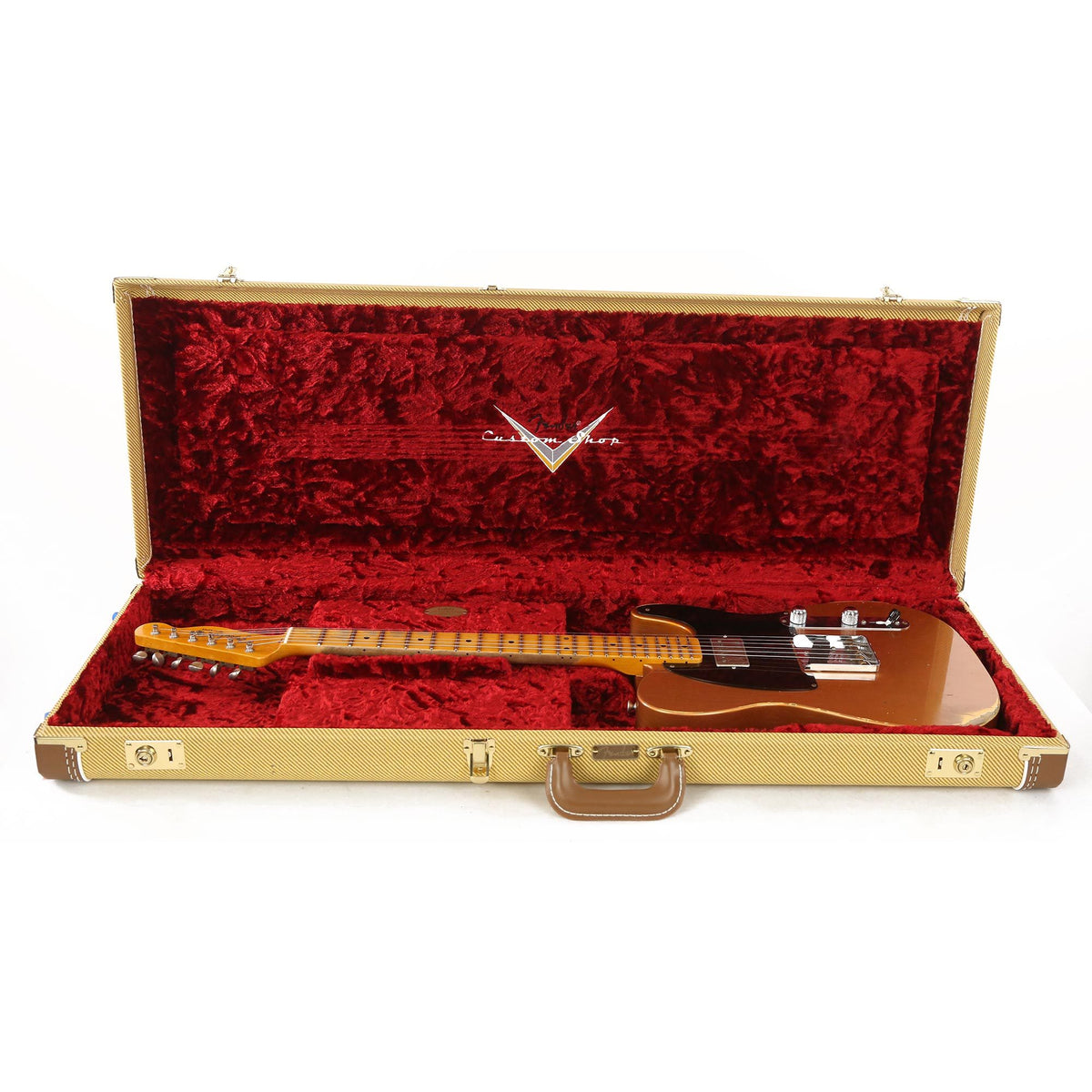 Fender Custom Shop 1952 Telecaster Heavy Relic Faded Copper Metallic 2017 — 8
