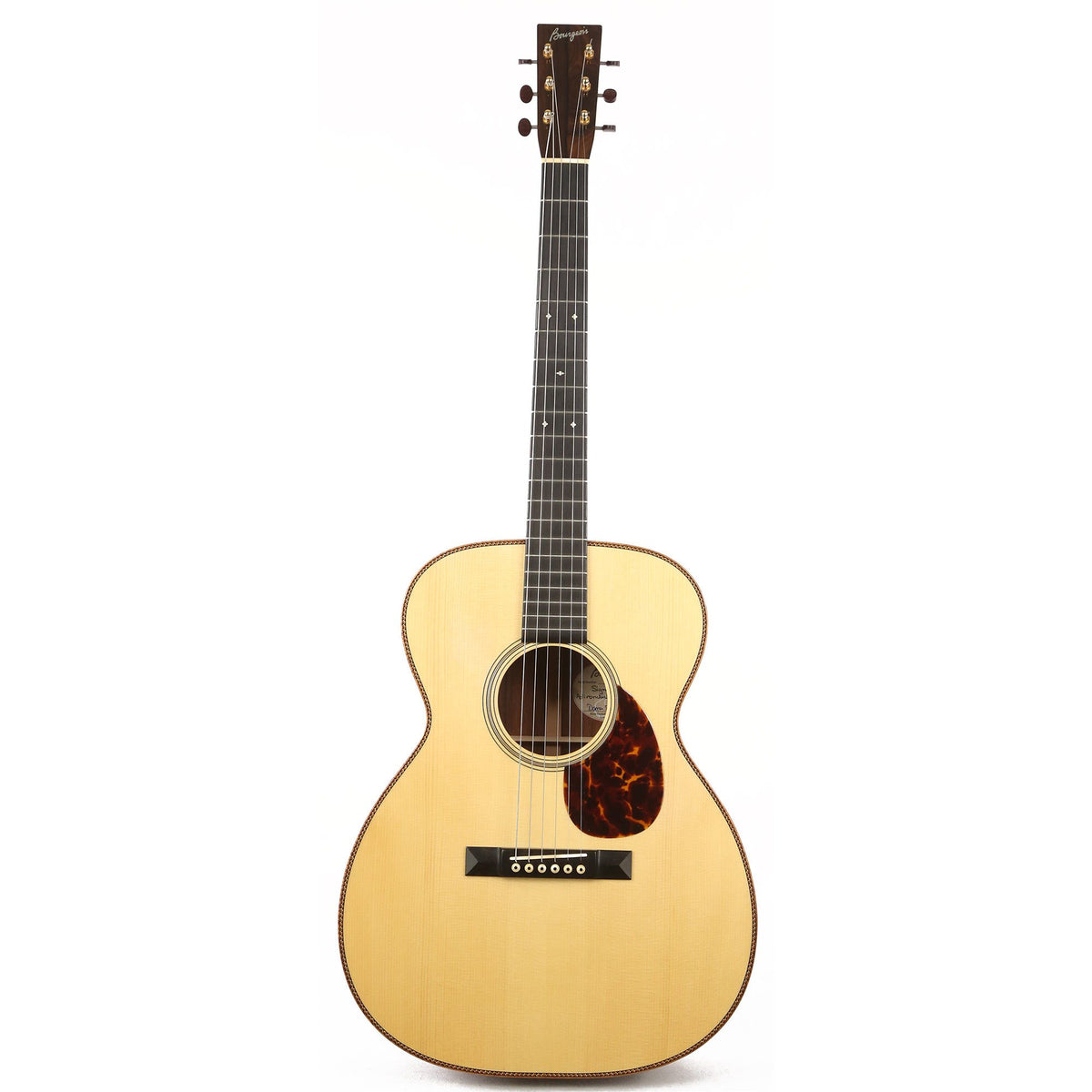 Bourgeois OM DB Signature Acoustic Adirondack Spruce and Madagascar Rosewood Natural — 2