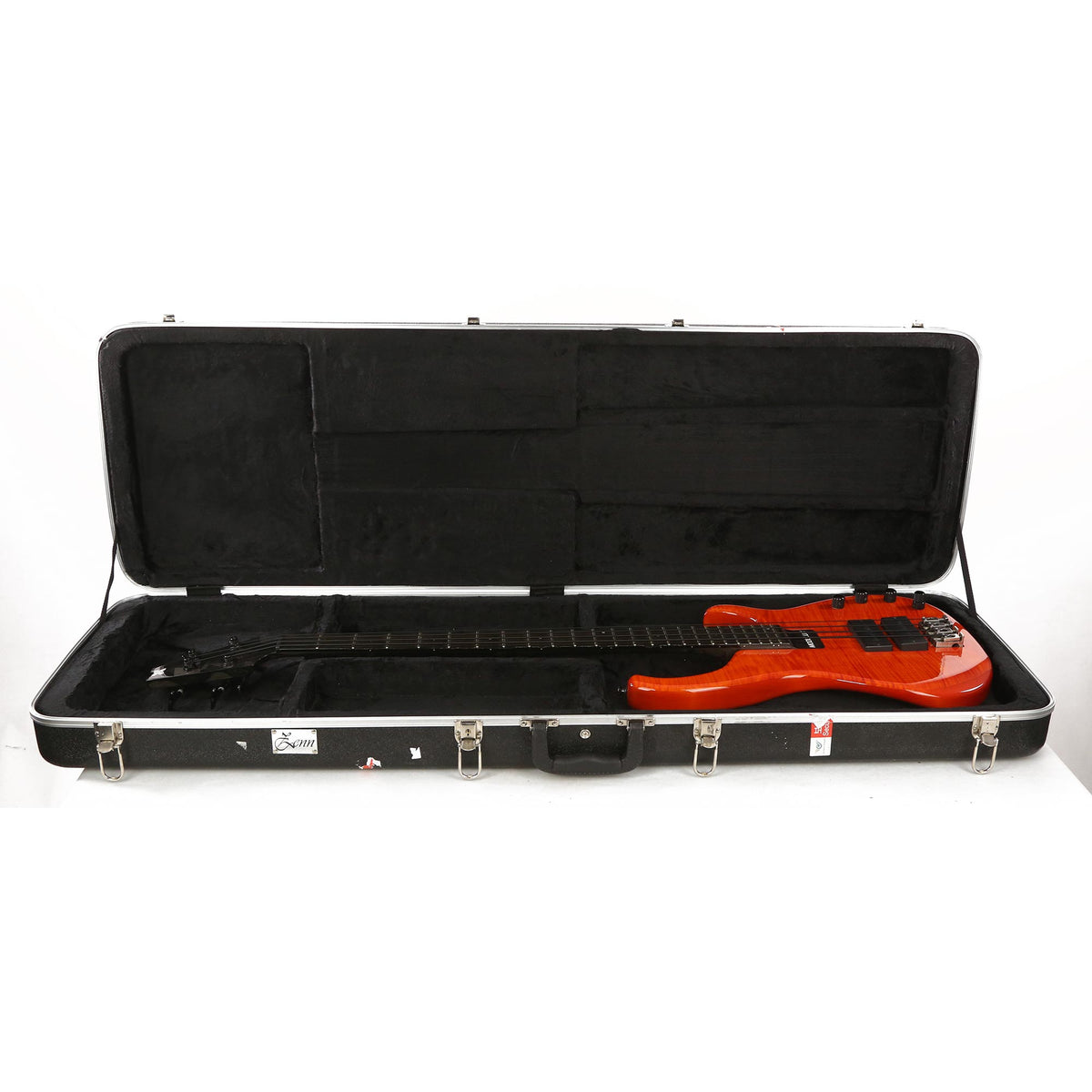 Modulus Quantum 4 Turbo Bass Orange Crush with 2Tek Bridge — 8