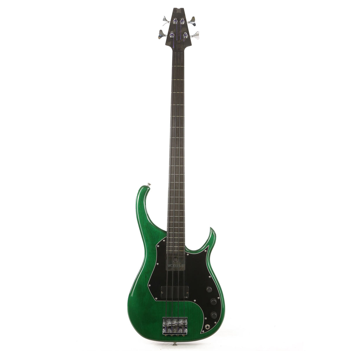 Modulus M92 4-String Bass Fretless Transparent Green — 2