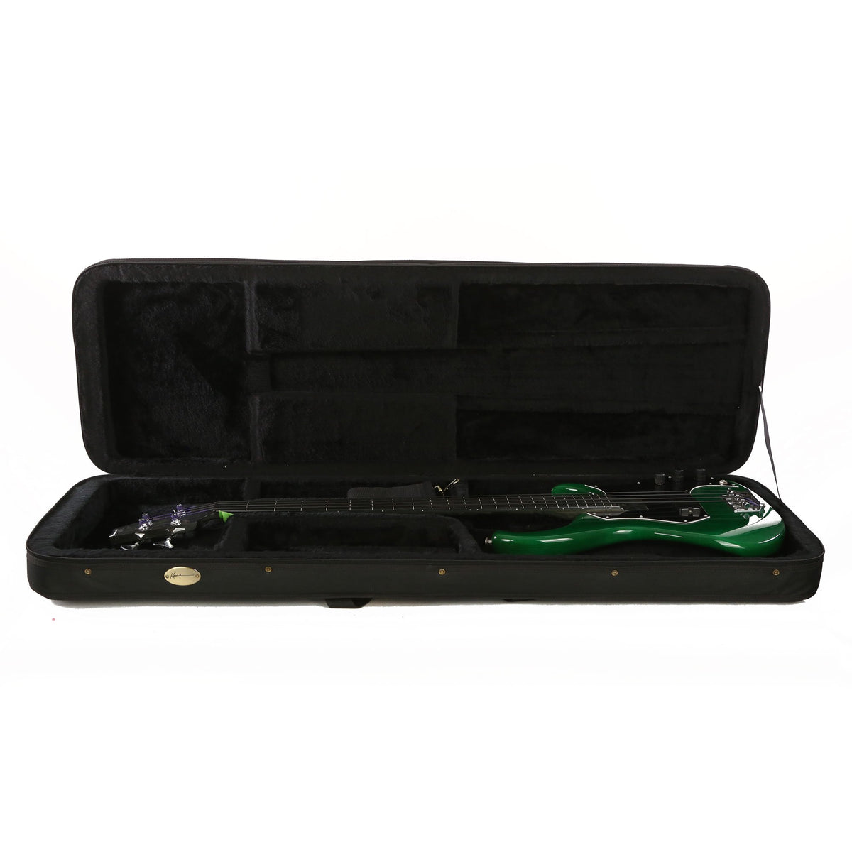 Modulus M92 4-String Bass Fretless Transparent Green — 8
