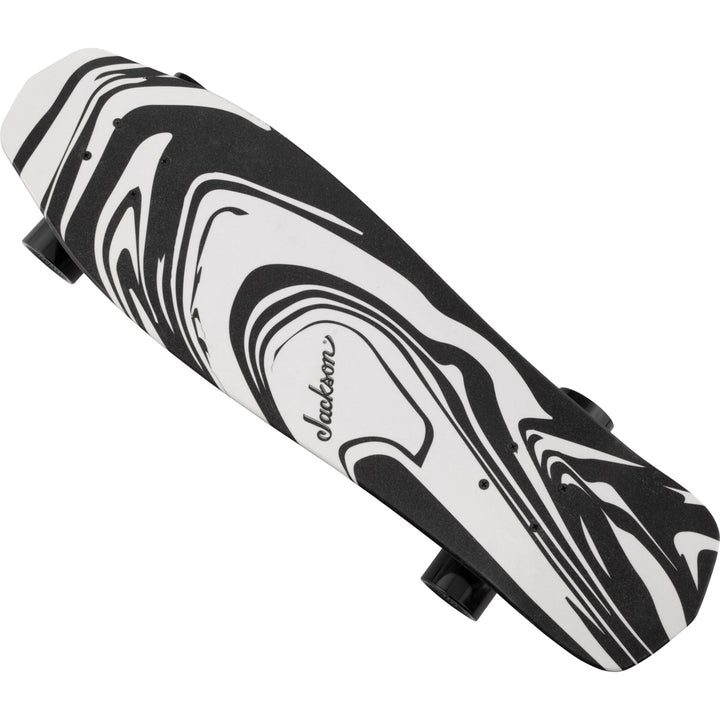 Jackson Black and White Swirl Skateboard