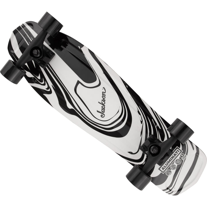 Jackson Black and White Swirl Skateboard