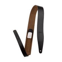 Gretsch Script Logo Leather Strap Black