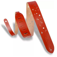 Levys M12GSC-WAL Walnut Leather Guitar Strap