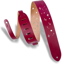 Levys M12LBC-BRG Guitar Strap Burgundy