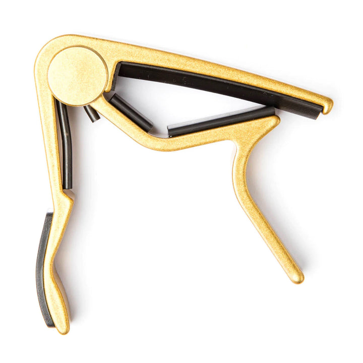 Dunlop Trigger Curved Acoustic Guitar Capo (Gold)