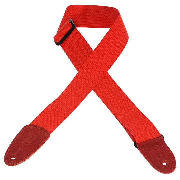Levy's MC8-RED Cotton Guitar Strap