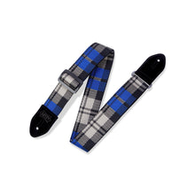 Levy's MC8VIN-009 Cobalt Plaid Guitar Strap