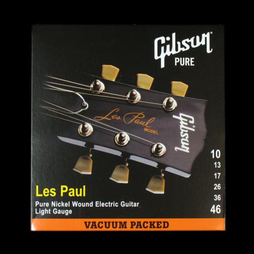 Gibson Les Paul Nickel Wound Electric Strings (Light 10-46)