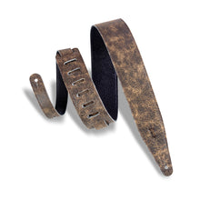 Levy's MG317BOG-BRN Distressed Brown Guitar Strap