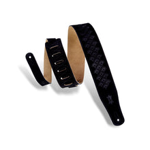 Levy's MS26DE-BLK Black Suede Guitar Strap