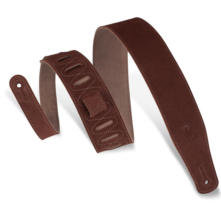 Levys MS26-RST Guitar Strap Brown Suede