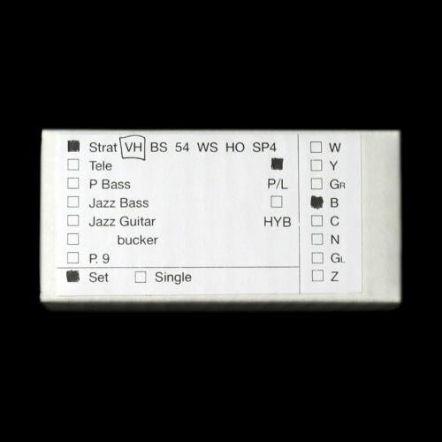 Lindy Fralin Vintage Hot Strat Pickup Set (Base Plate)