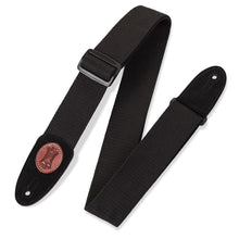 Levys MSSC8-BLK Black Cotton Guitar Strap