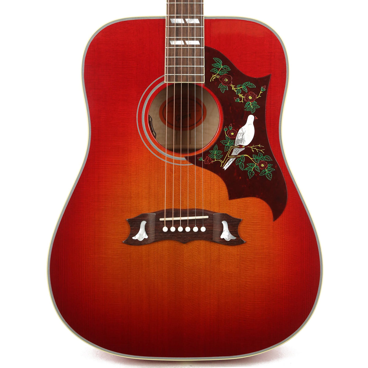 Gibson Frank Hannon Love Dove Acoustic-Electric Vintage Cherry Sunburst — 1