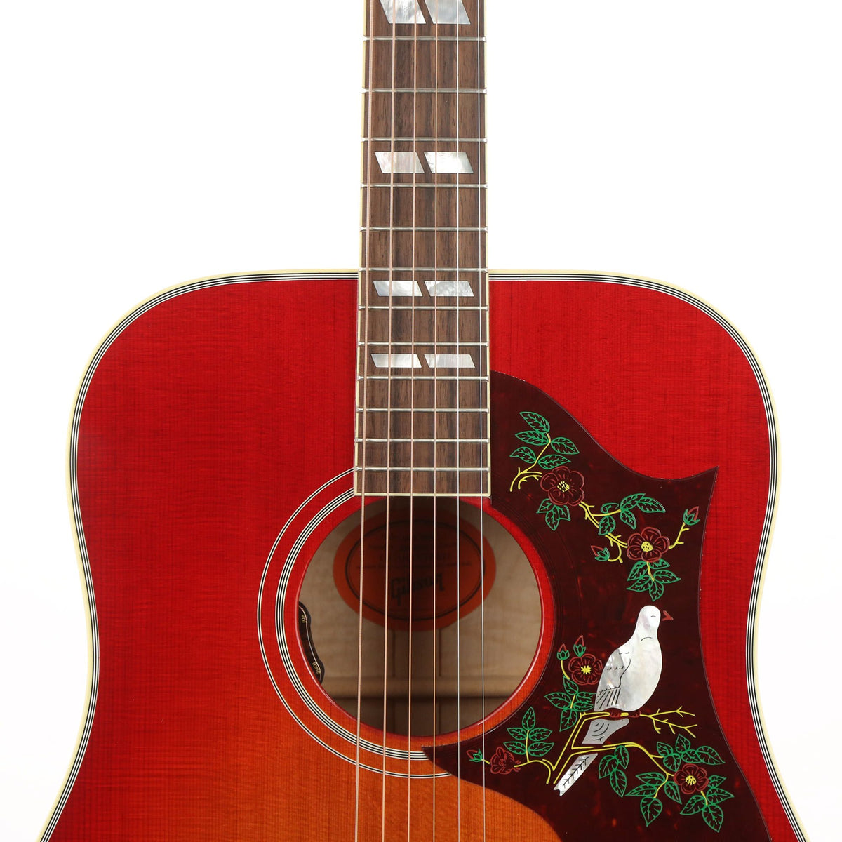 Gibson Frank Hannon Love Dove Acoustic-Electric Vintage Cherry Sunburst — 7