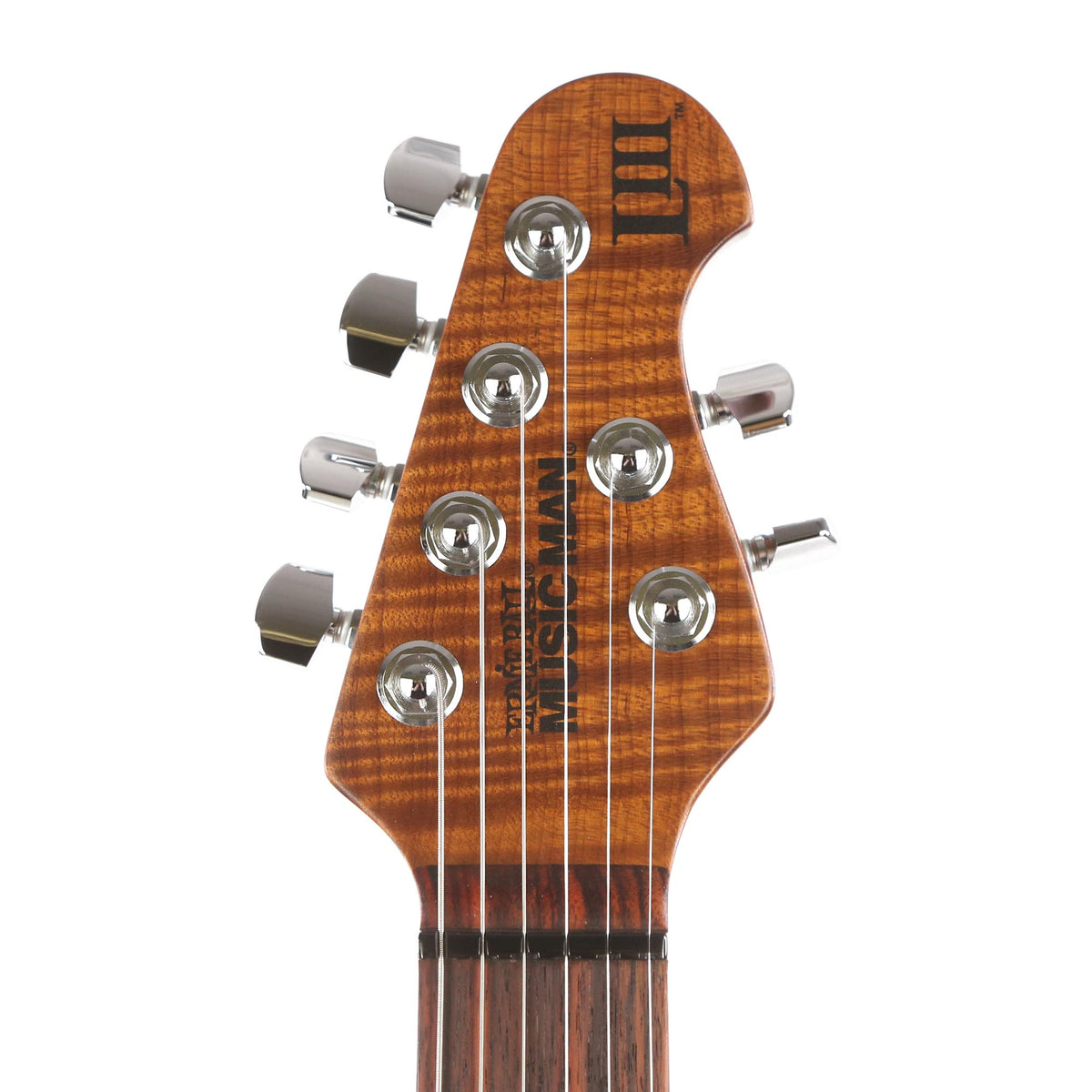Ernie Ball Music Man Luke III Luscious Green Quilt Top — 4
