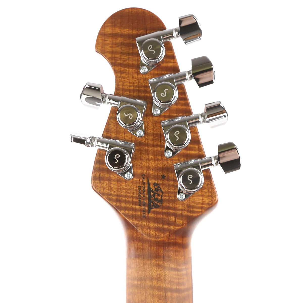 Ernie Ball Music Man Luke III Luscious Green Quilt Top — 5