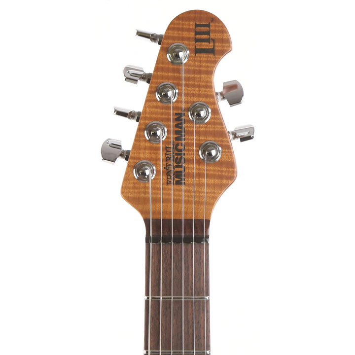 Ernie Ball Music Man Luke III HSS Cherry Burst Flame Used