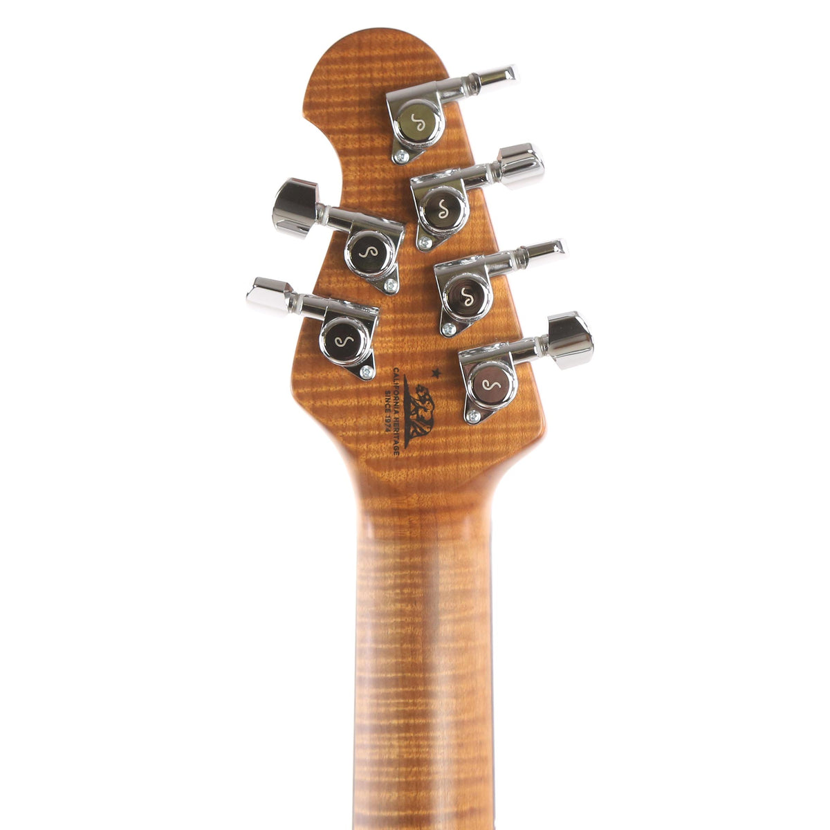 Ernie Ball Music Man Luke III HSS Cherry Burst Flame Used — 5