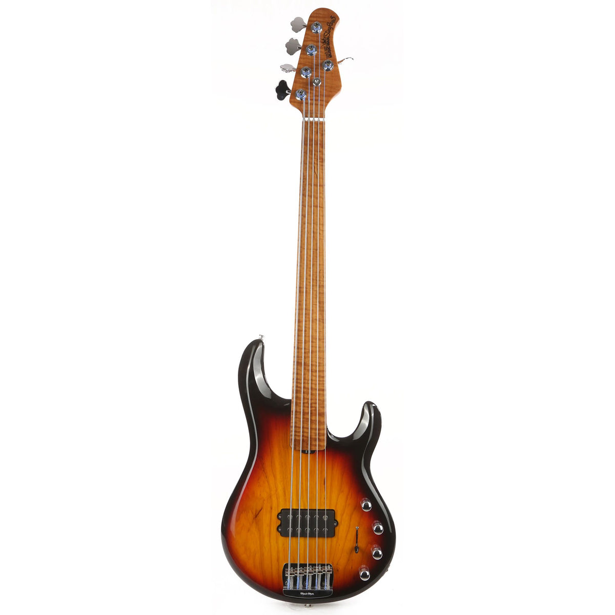 Ernie Ball Music Man BFR StingRay Special 5-String Fretless Bass Vintage Sierra Burst — 2