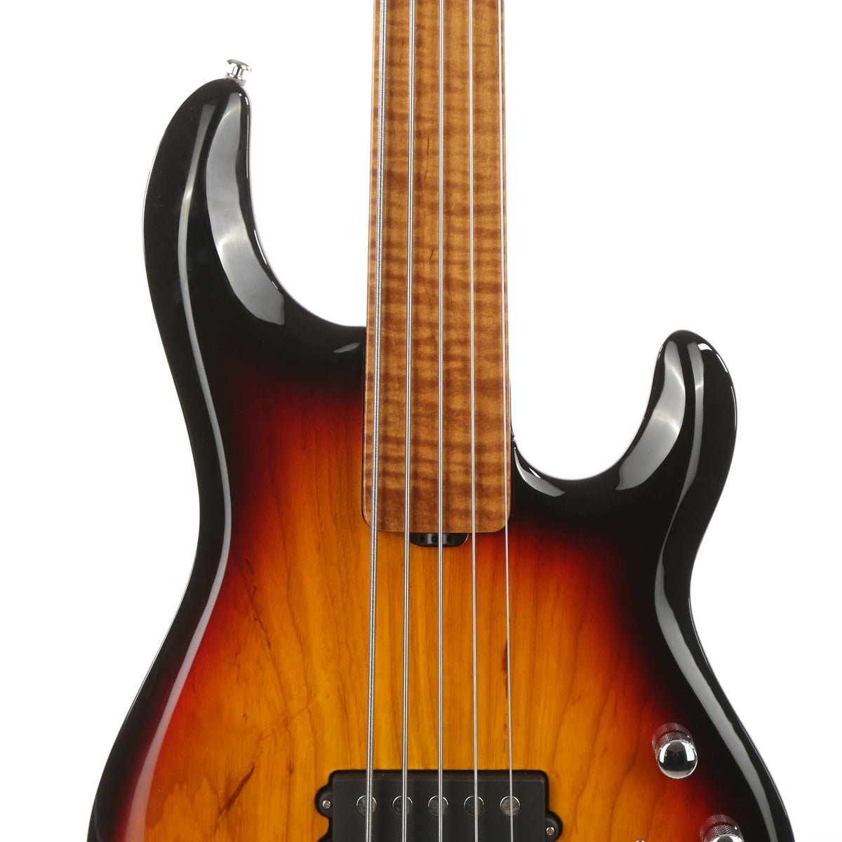 Ernie Ball Music Man BFR StingRay Special 5-String Fretless Bass Vintage Sierra Burst — 6