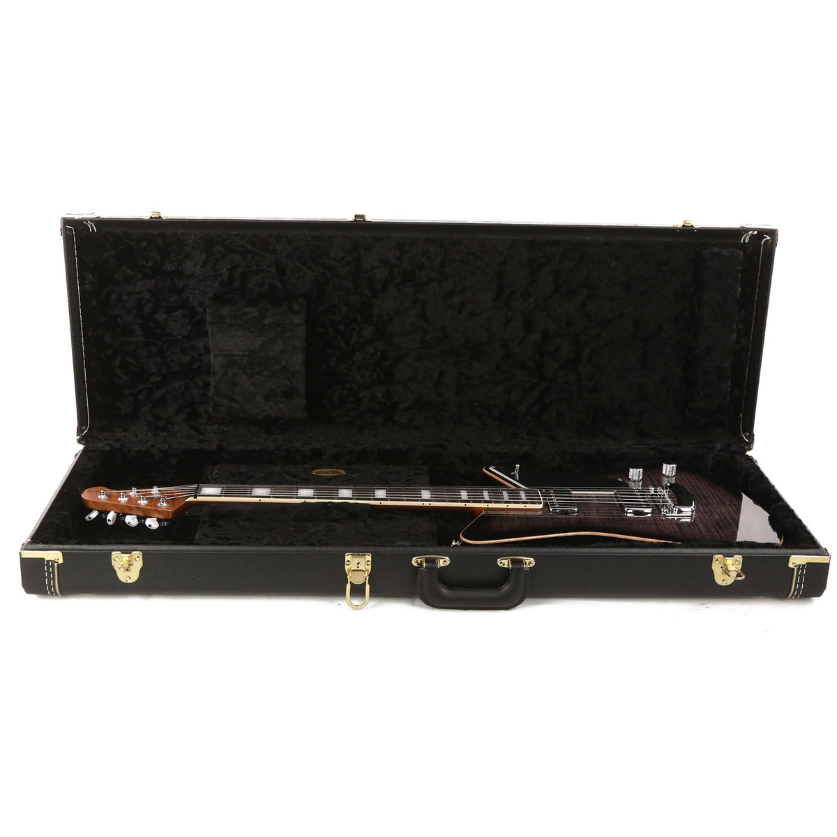 Ernie Ball Music Man BFR Mariposa Omar Rodriguez-Lopez Signature Flame Maple Top Trans Black Used — 8
